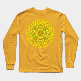 The Pineapple Mandala Long Sleeve T-Shirt